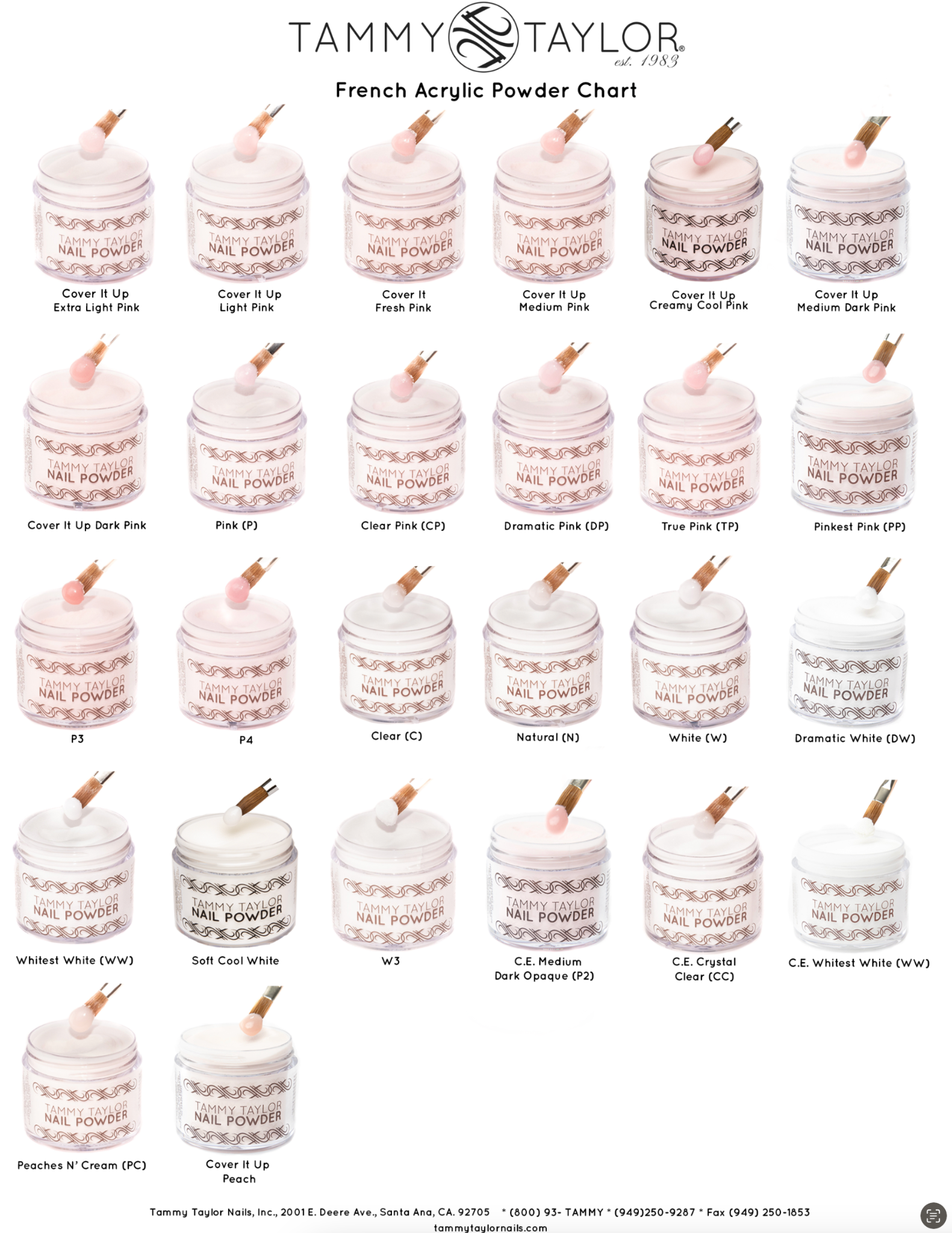 Clear Pink Nail Powder (CP)