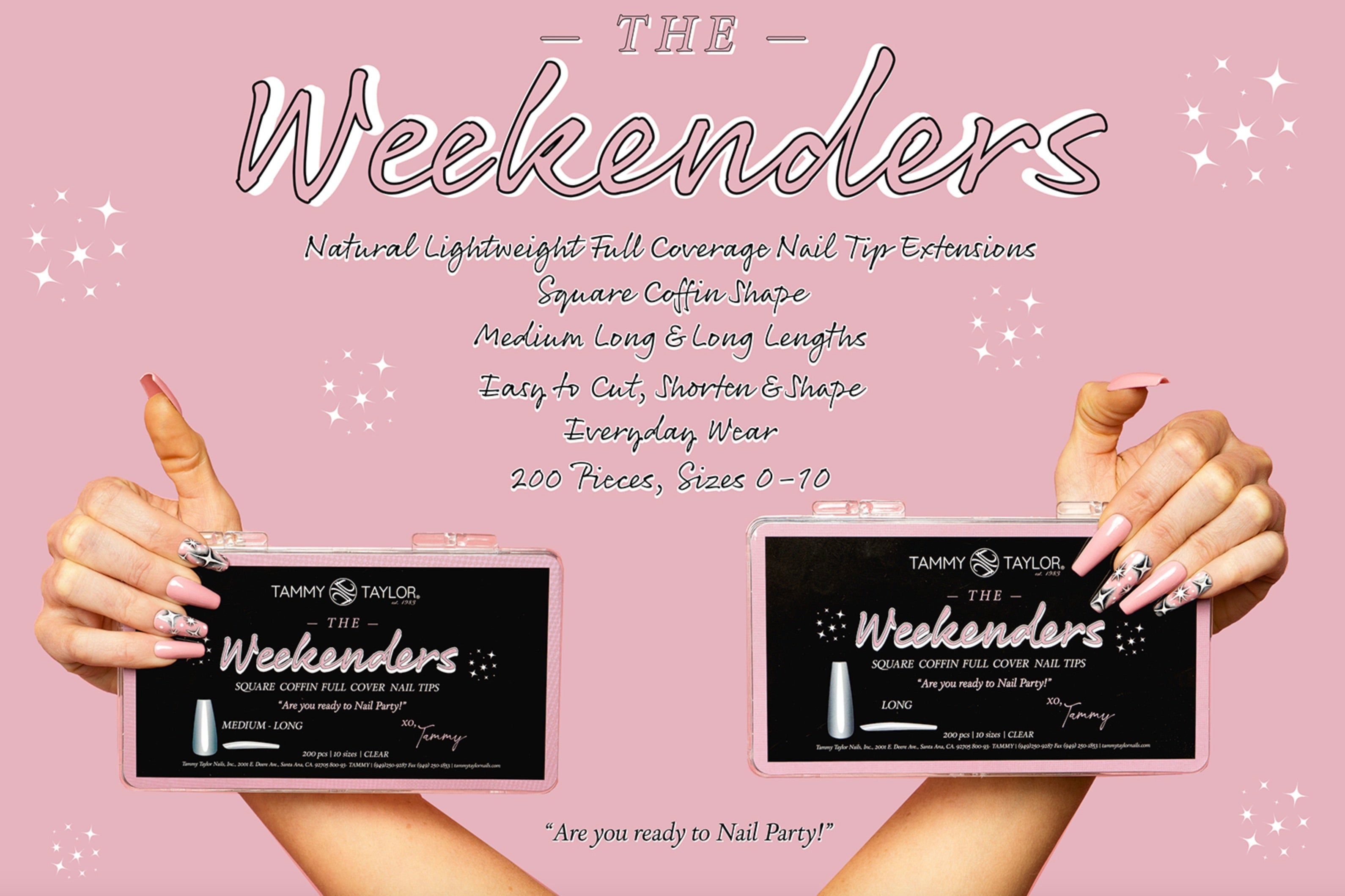 The Weekenders Full Coverage Nail Extensions Kit