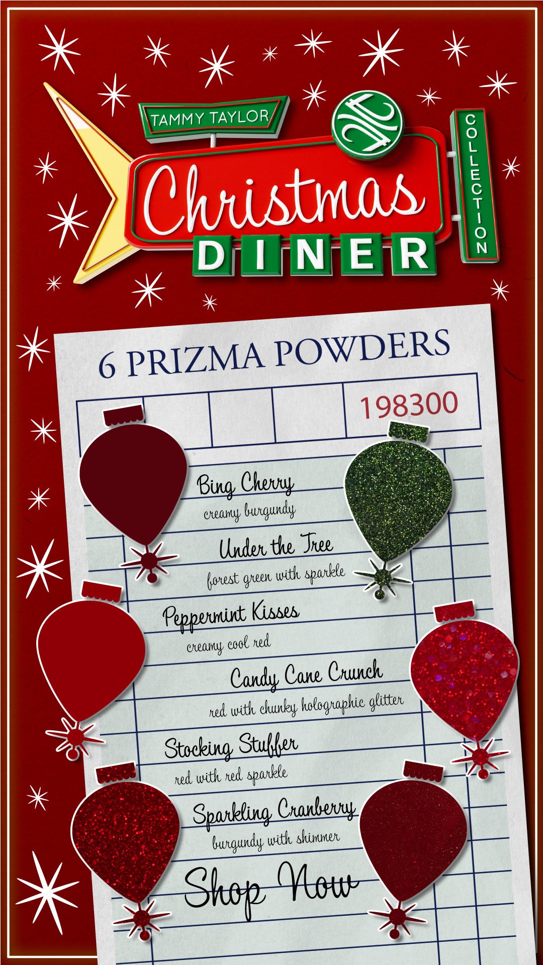 Christmas Diner ENTIRE Prizma Powder Collection