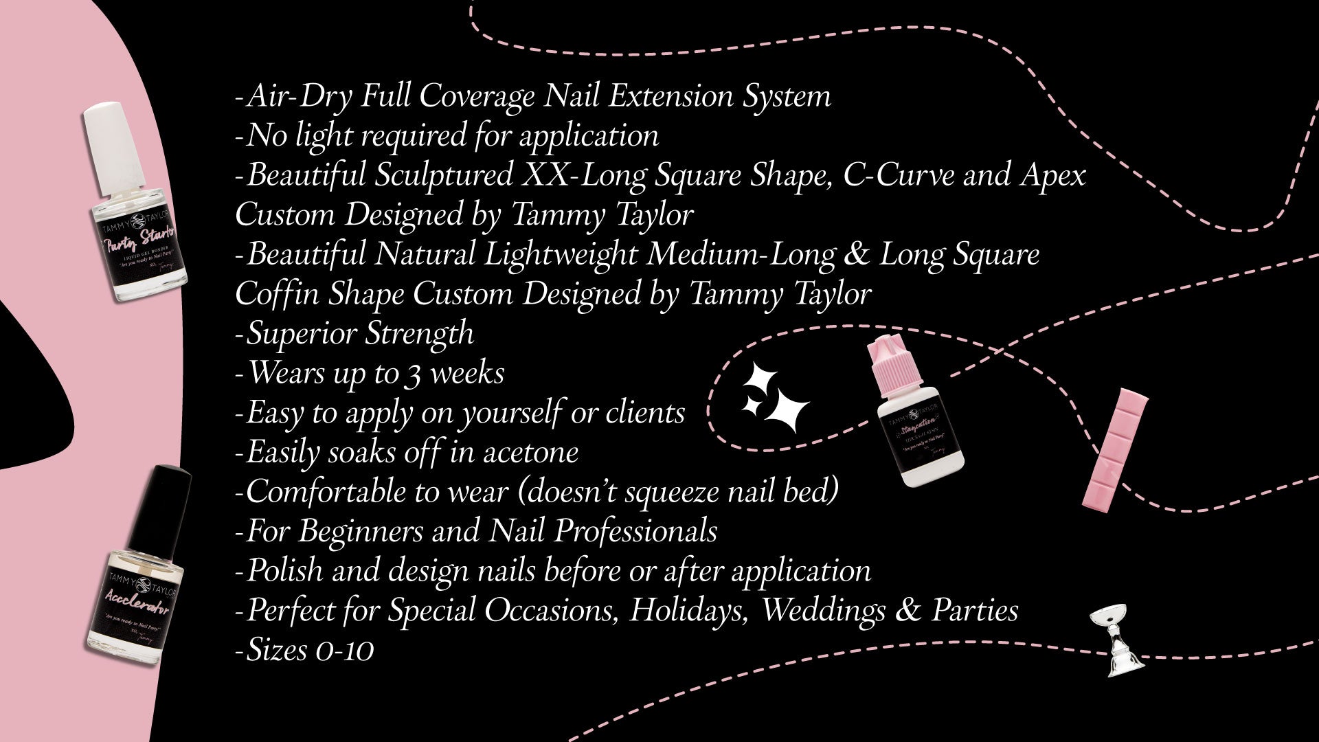 The Weekenders Full Coverage Nail Extensions Kit