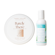Barely There™ Fragrance-Free Sugar Scrub & Aromatherapeutic Massage Oil Bundle