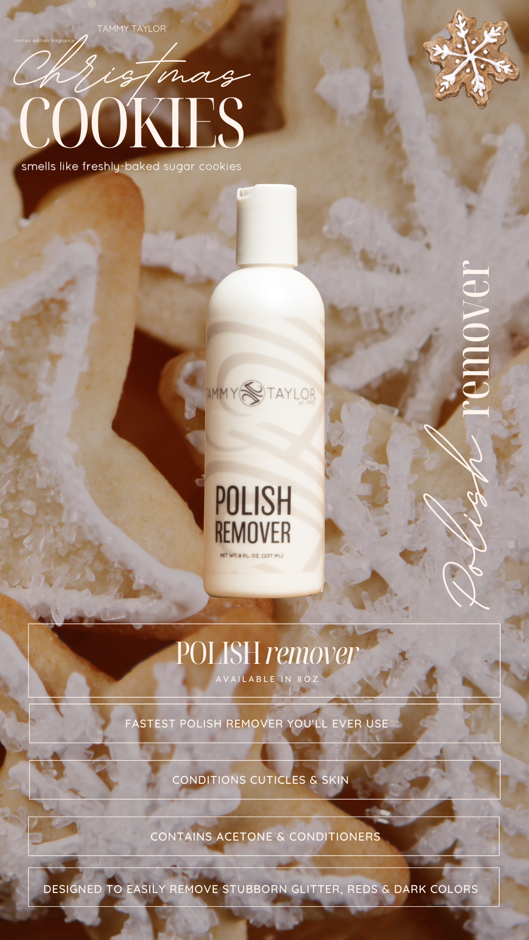 Christmas Cookies Polish Remover