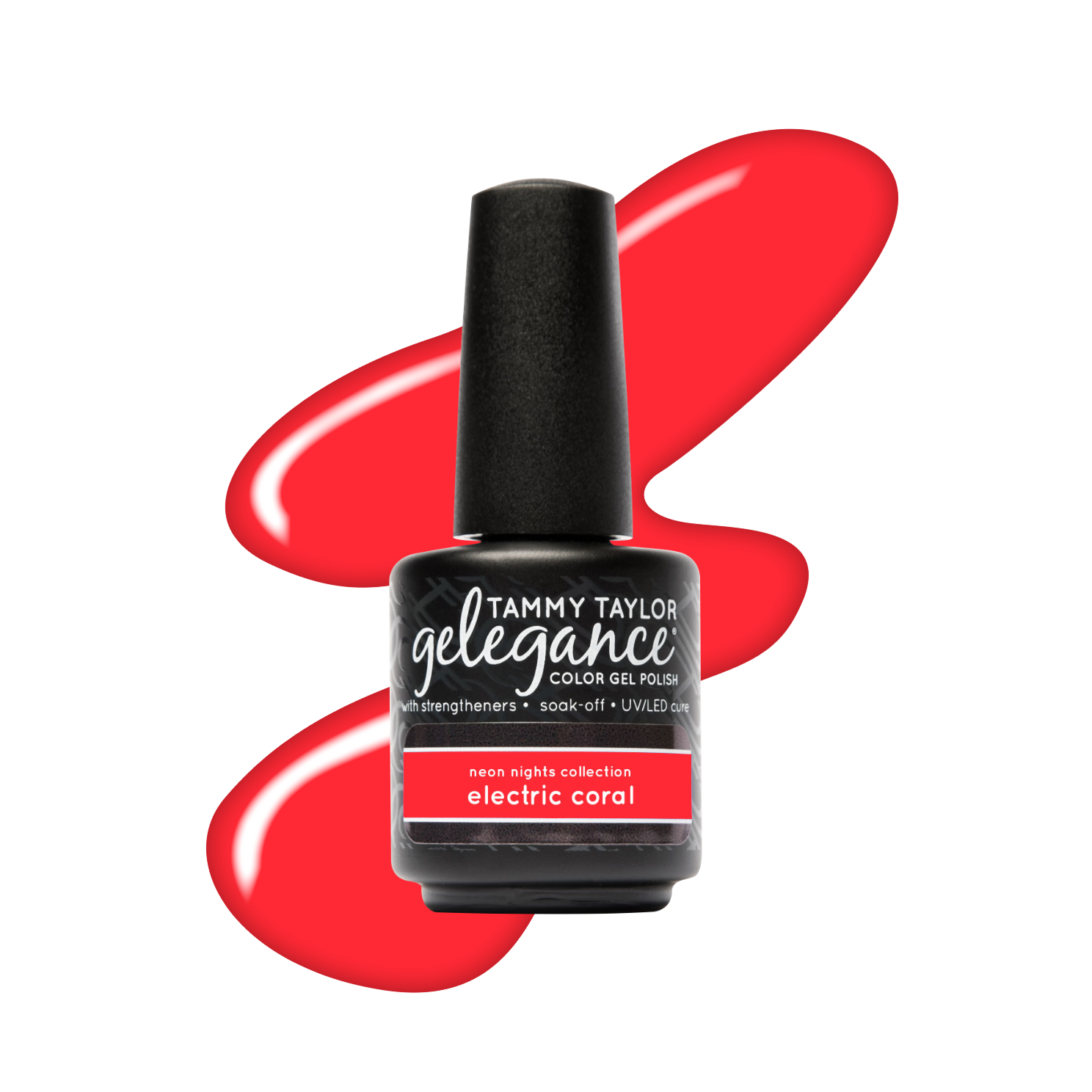 Electric Coral Gelegance Gel Polish