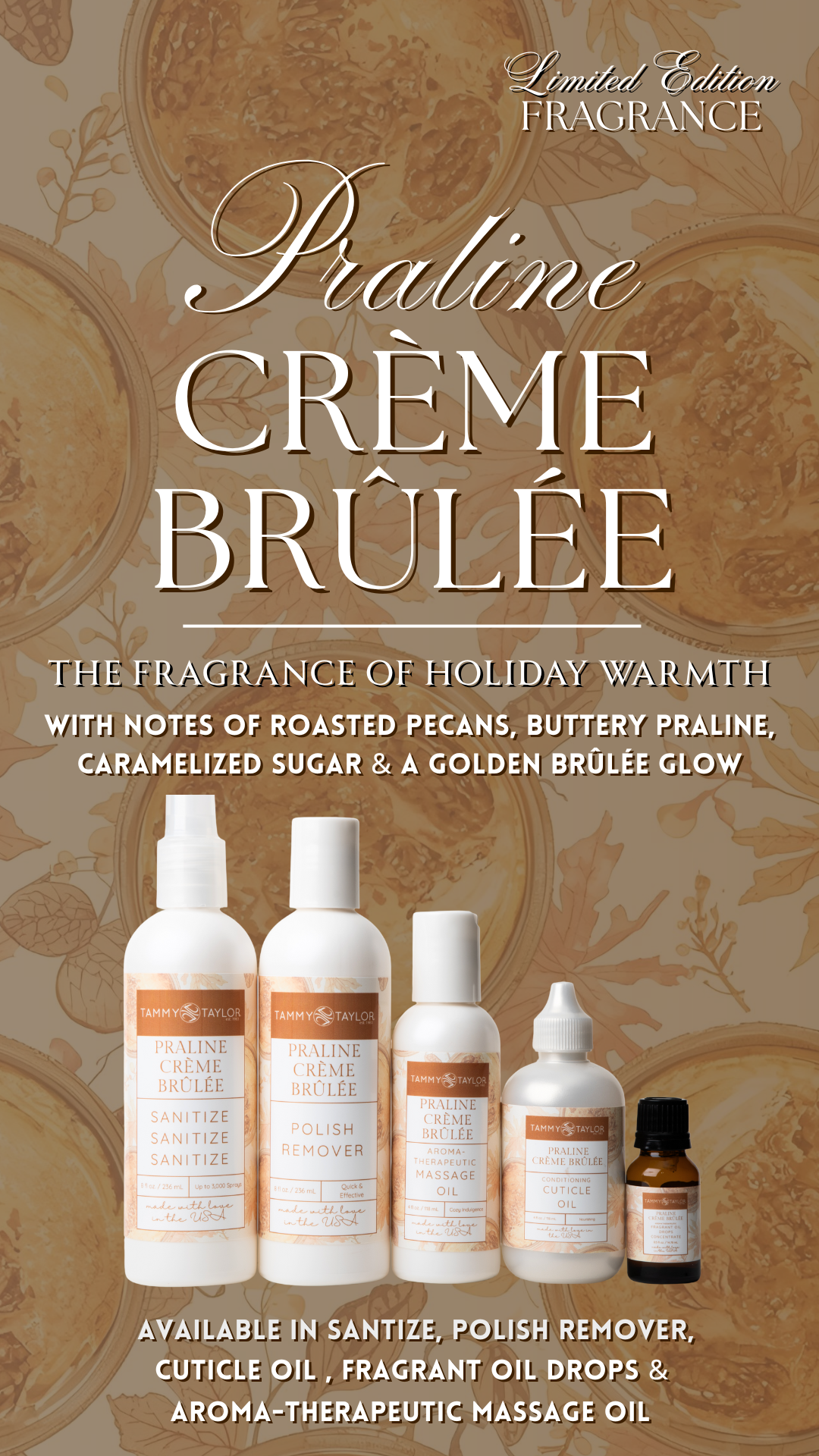 Praline Crème Brûlée Sanitize