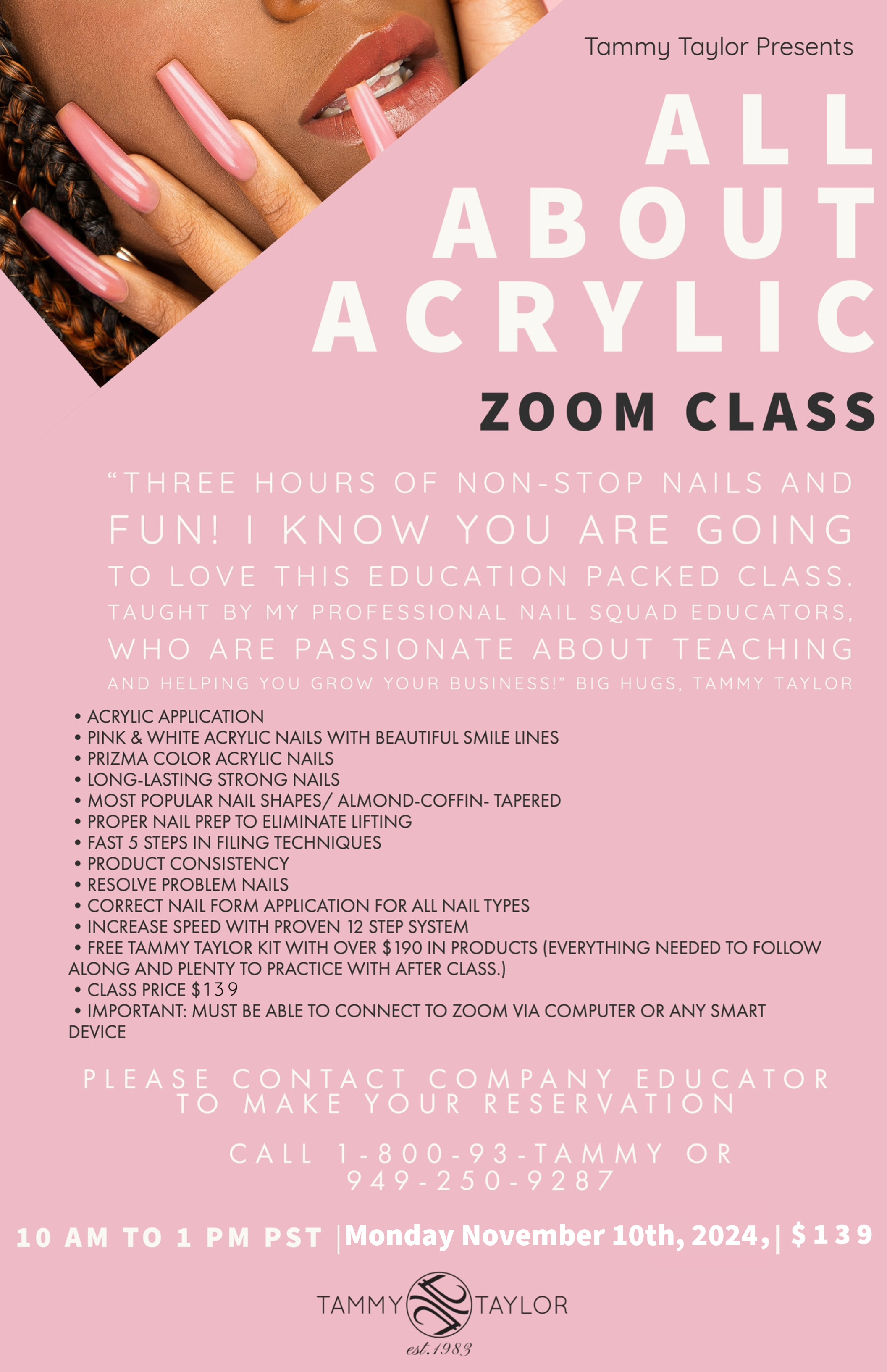 All About Acrylic Zoom Class