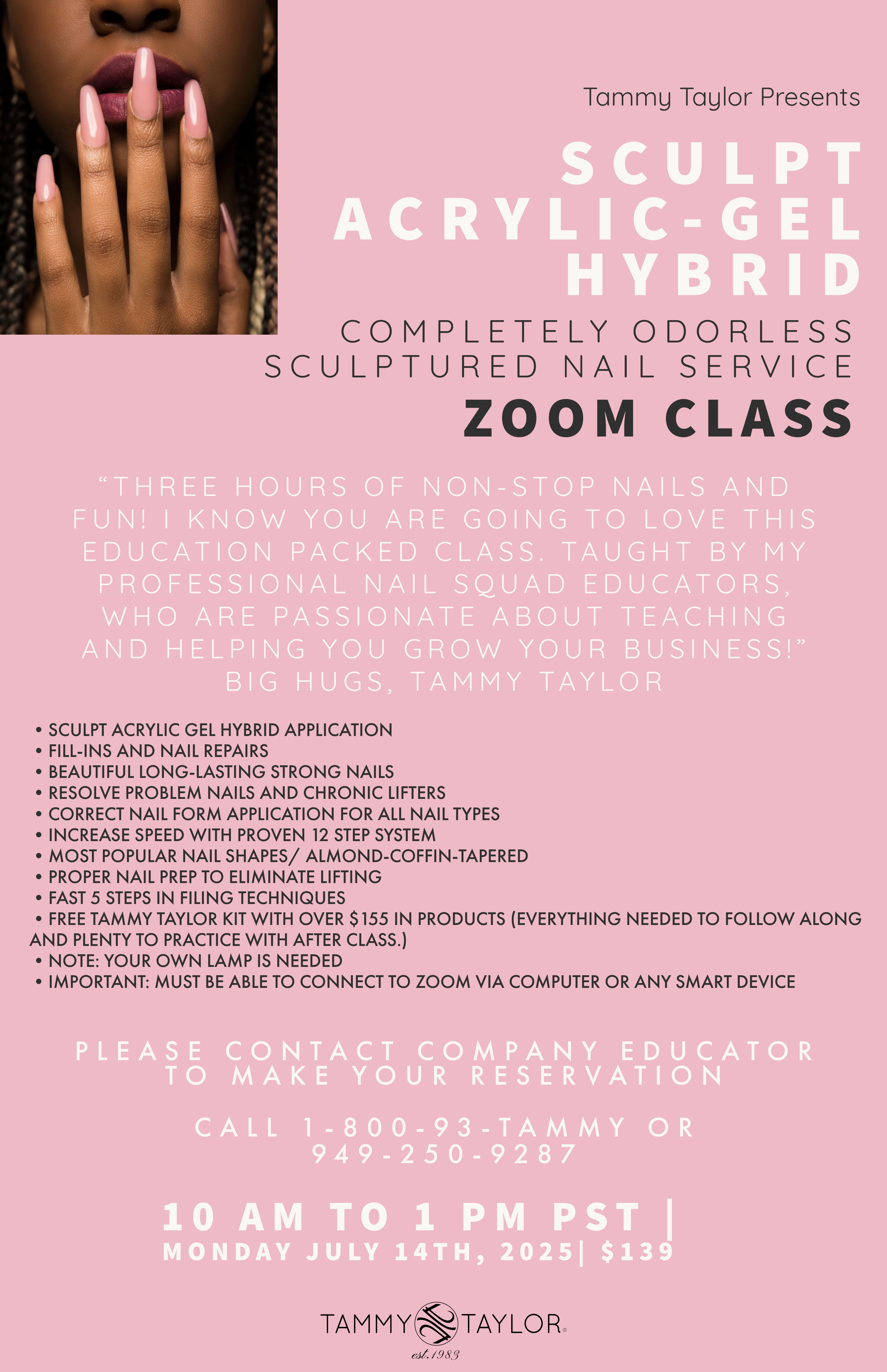 Sculpt Acrylic-Gel Hybrid Zoom Class