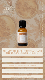 Praline Crème Brûlée Aromatherapeutic Fragrant Oil Drops Concentrate