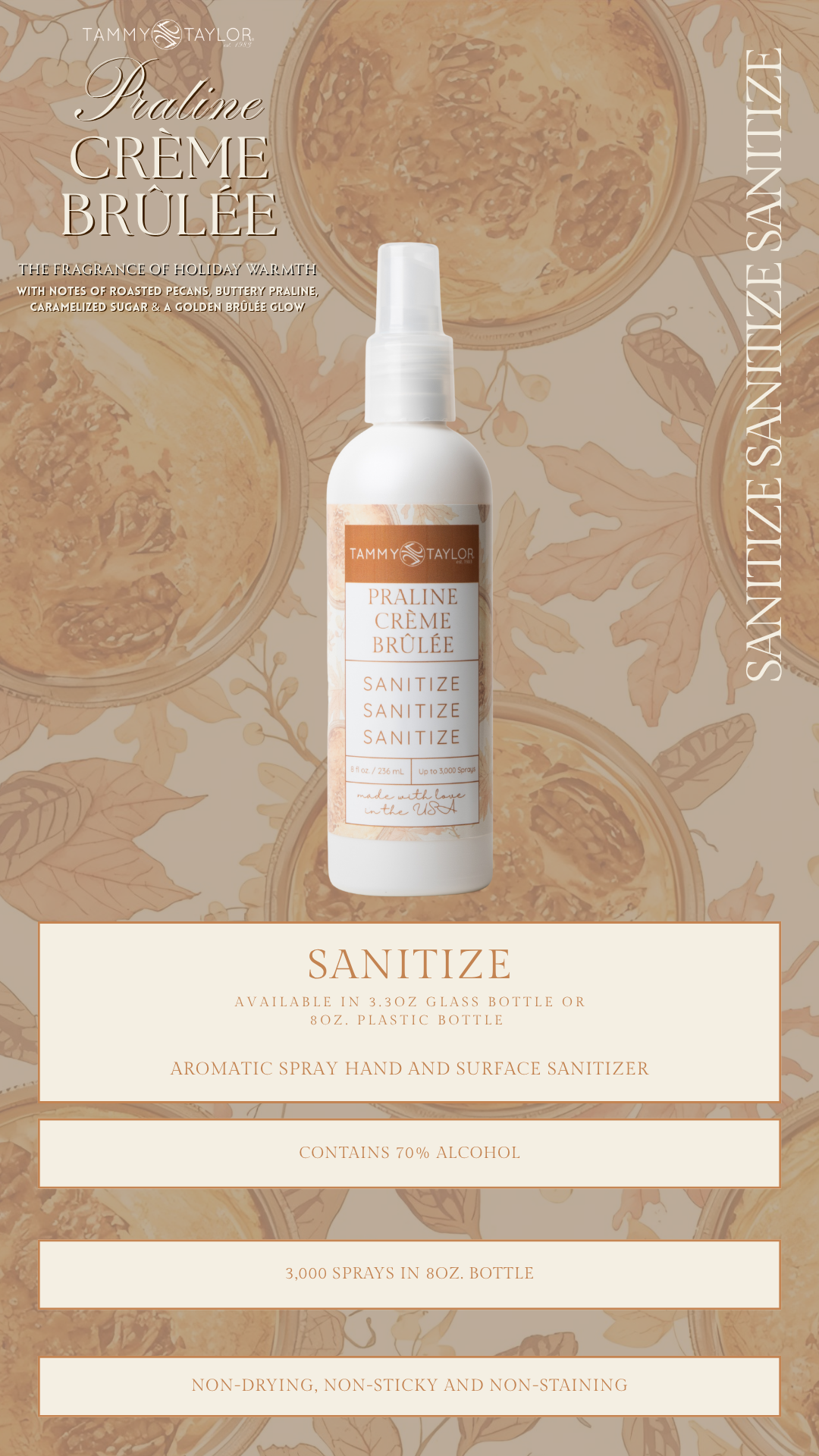 Praline Crème Brûlée Sanitize