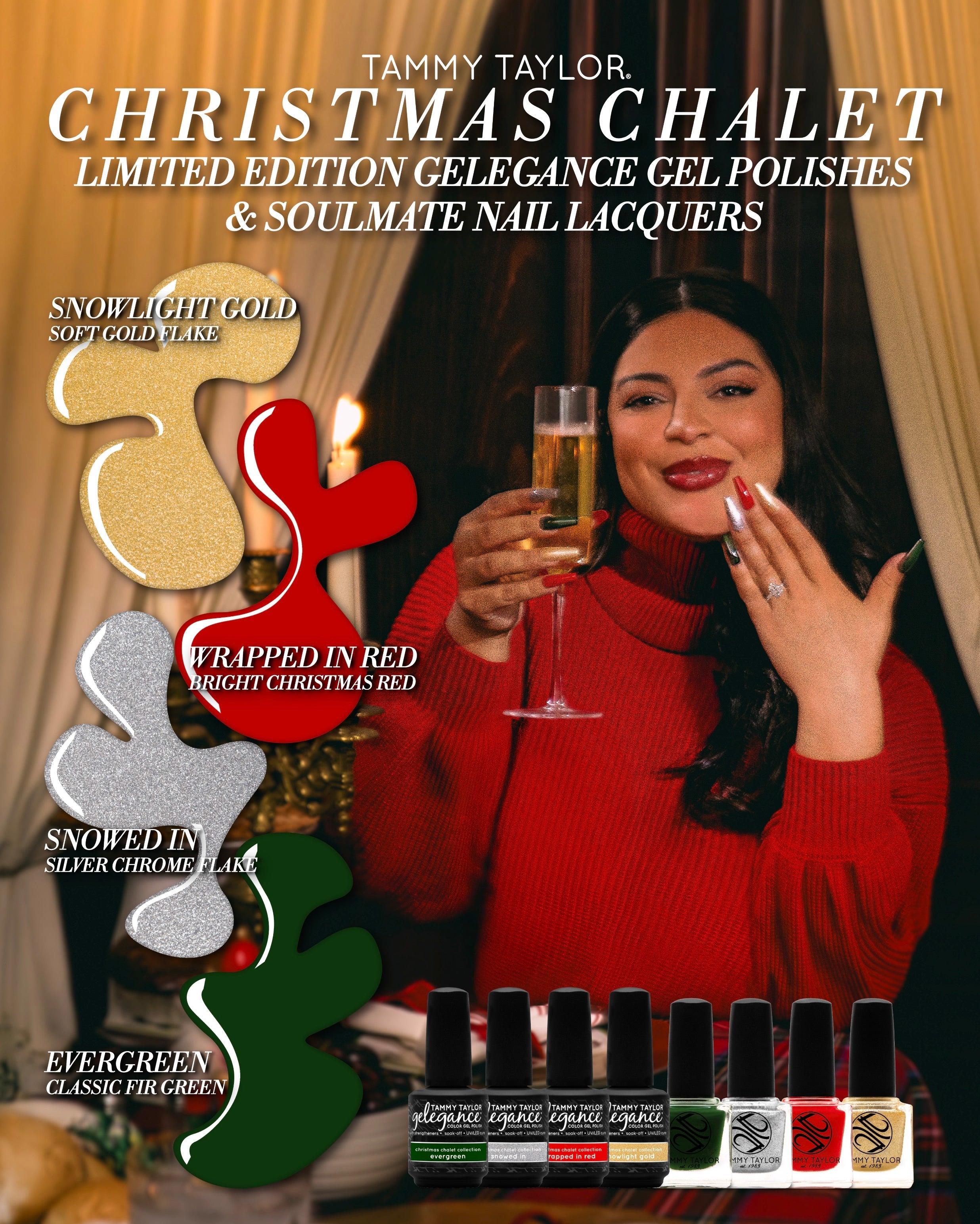 Christmas Chalet Gelegance Gel Polish Bundle