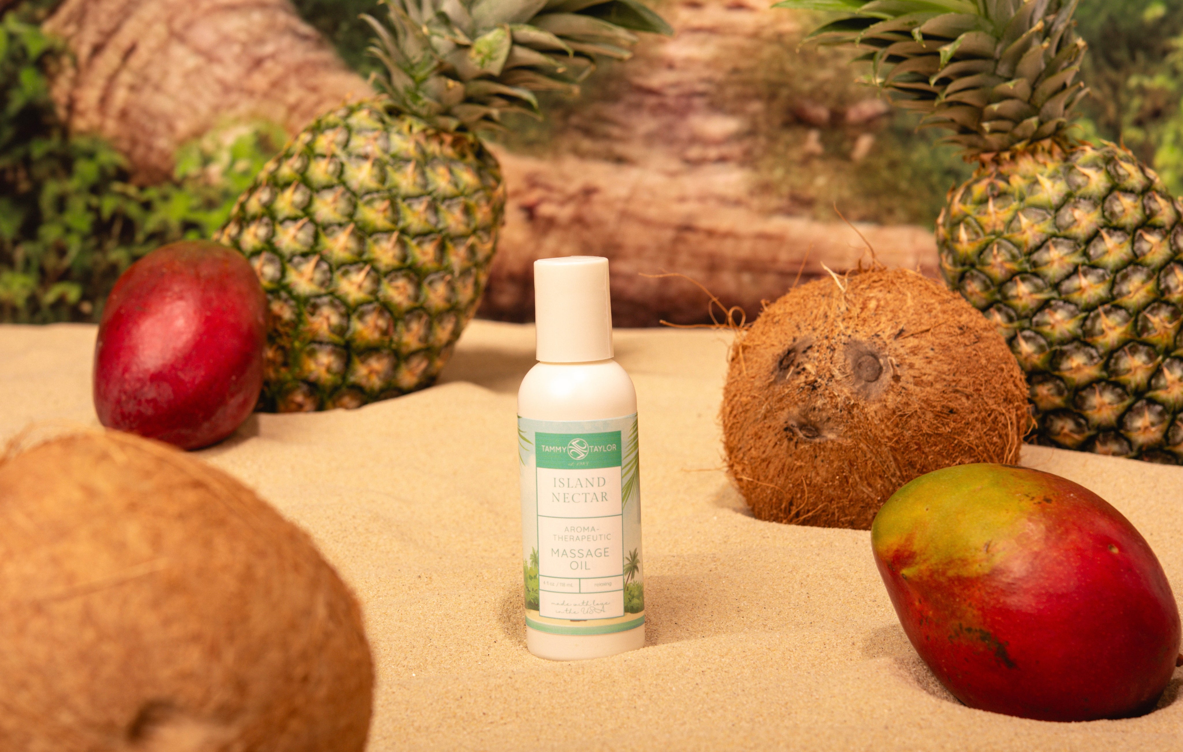 Island Nectar Aromatherapeutic Massage Oil