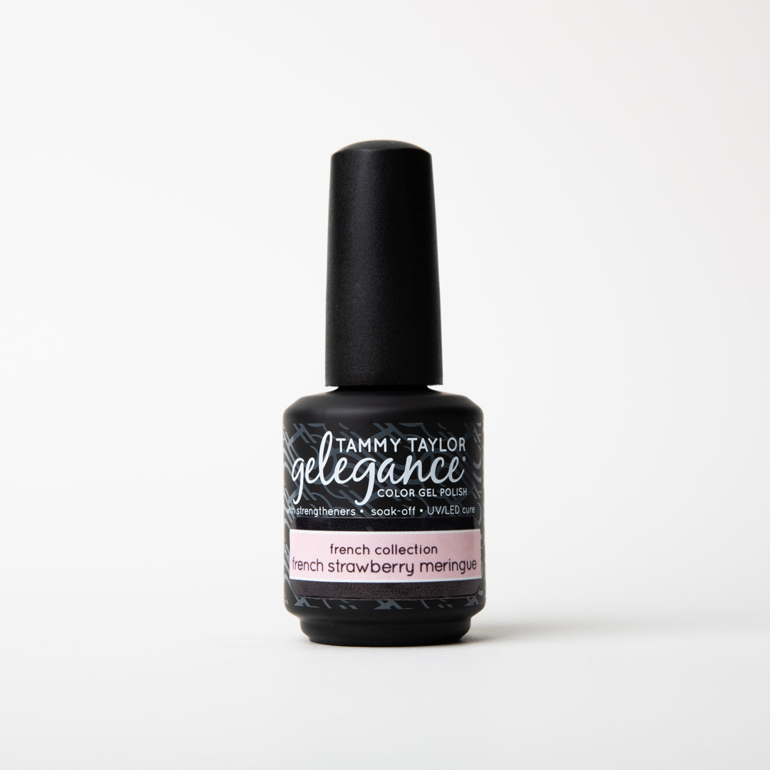 French Strawberry Meringue Gelegance Gel Polish