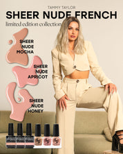 Sheer Nude Apricot Gelegance Gel Polish