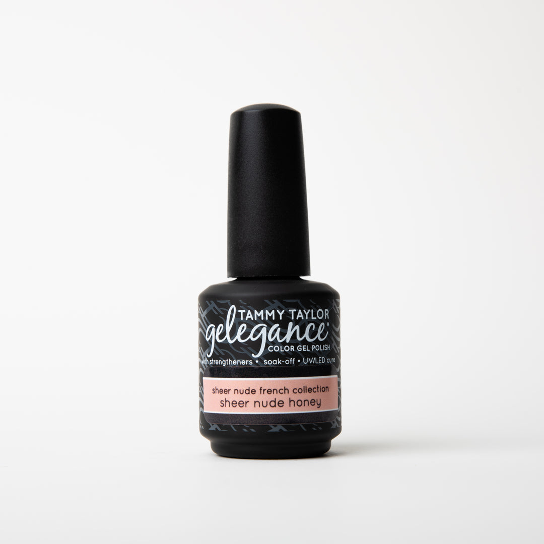 Sheer Nude Honey Gelegance Gel Polish