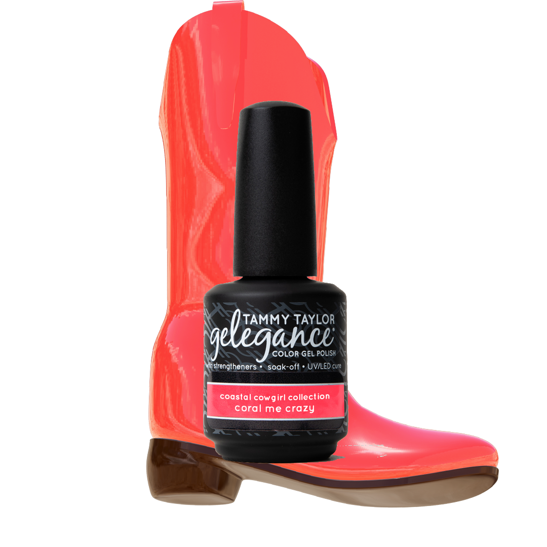 Coral Me Crazy Gelegance Gel Polish