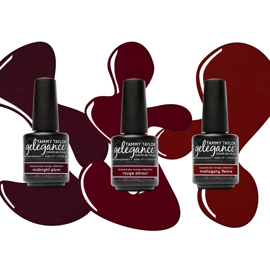 Leopard Jazz Lounge Gelegance Gel Polish Bundle