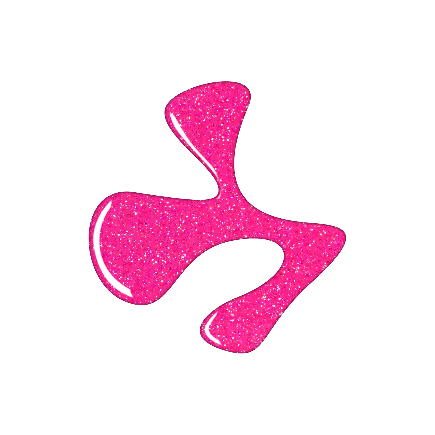 Hot Pink Jelly Shimmer Nail Lacquer