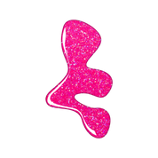 Hot Pink Jelly Sparkle Nail Lacquer