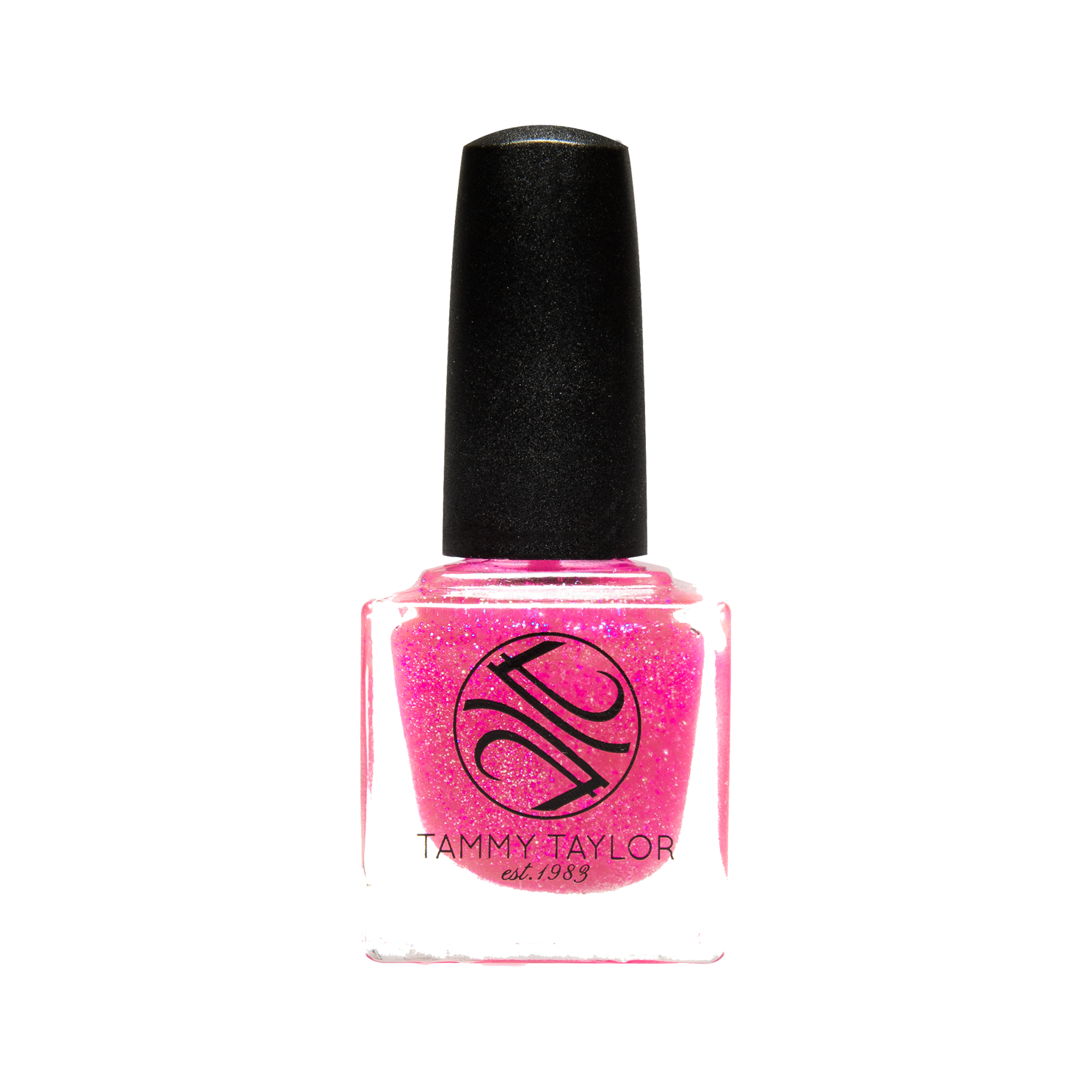 Hot Pink Jelly Shimmer Nail Lacquer