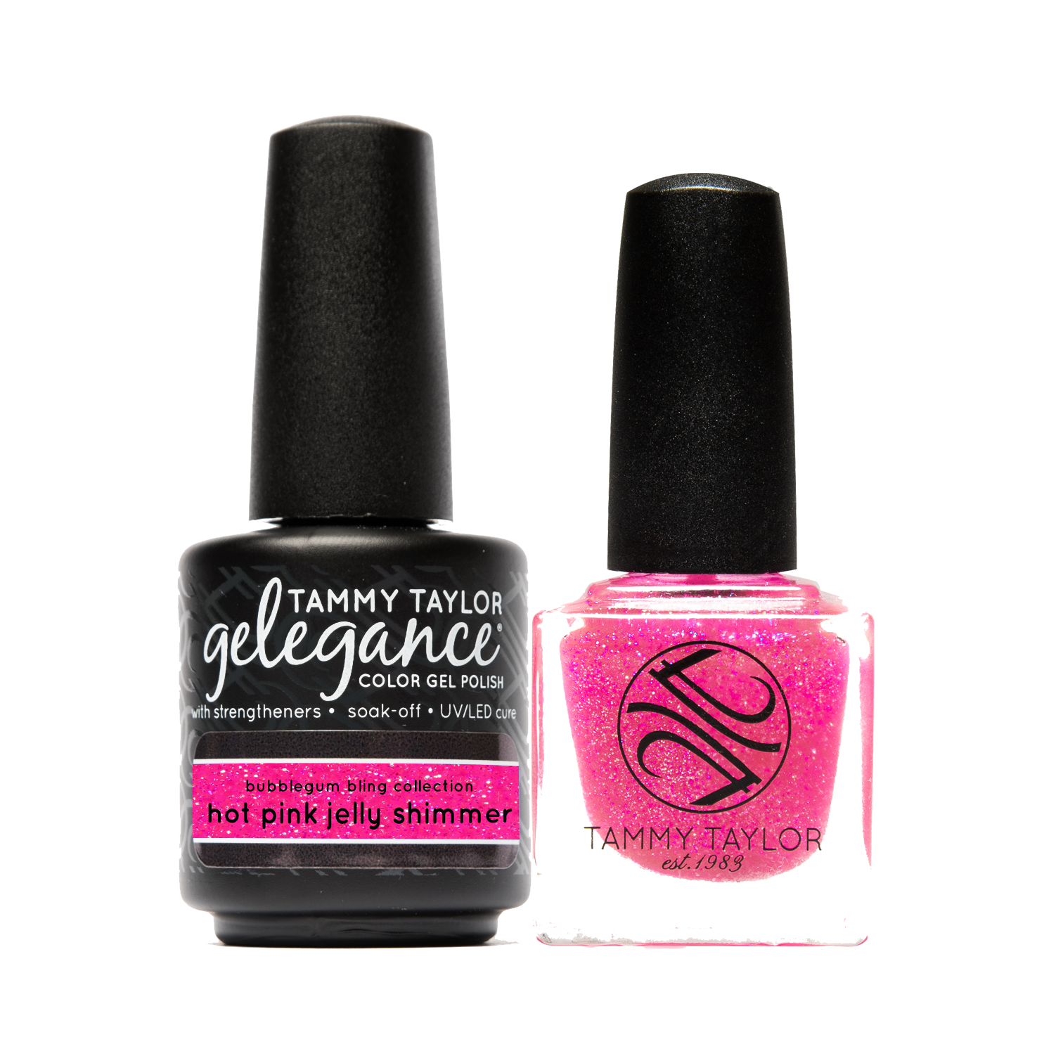 Hot Pink Jelly Shimmer Soulmates