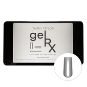 gelRX Short Square Soft Gel Full Coverage Nail Tips