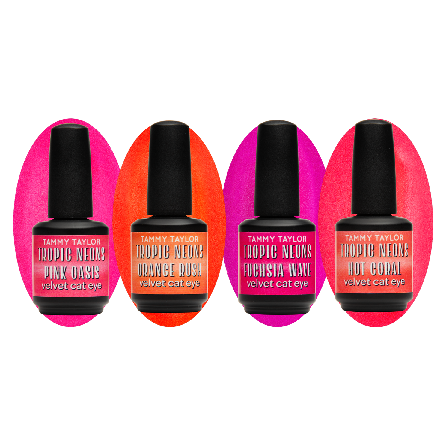 Limited Edition Tropic Neons Velvet Cat Eye Collection Bundle