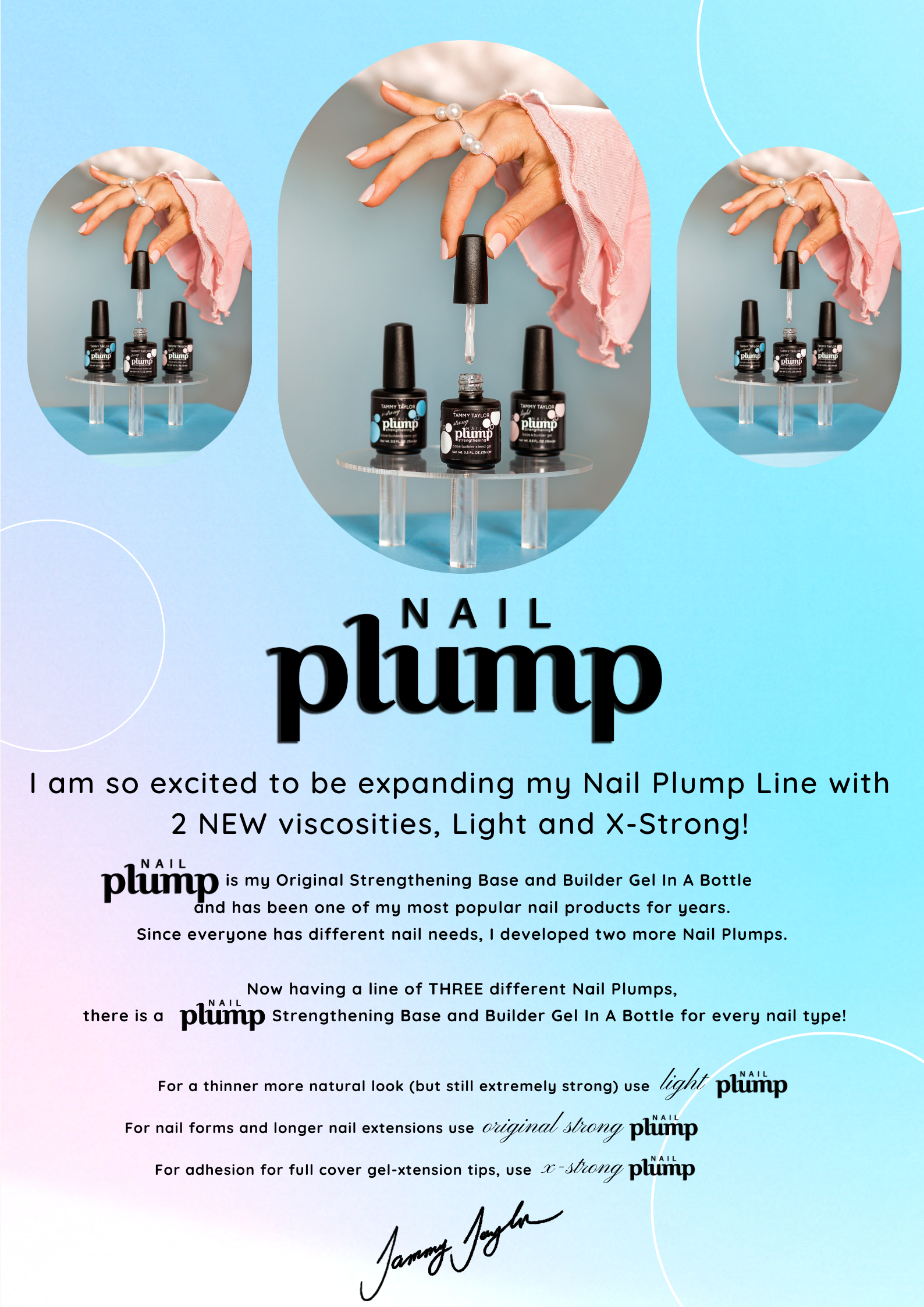 Light, Original Strong & X-Strong Nail Plump Bundle