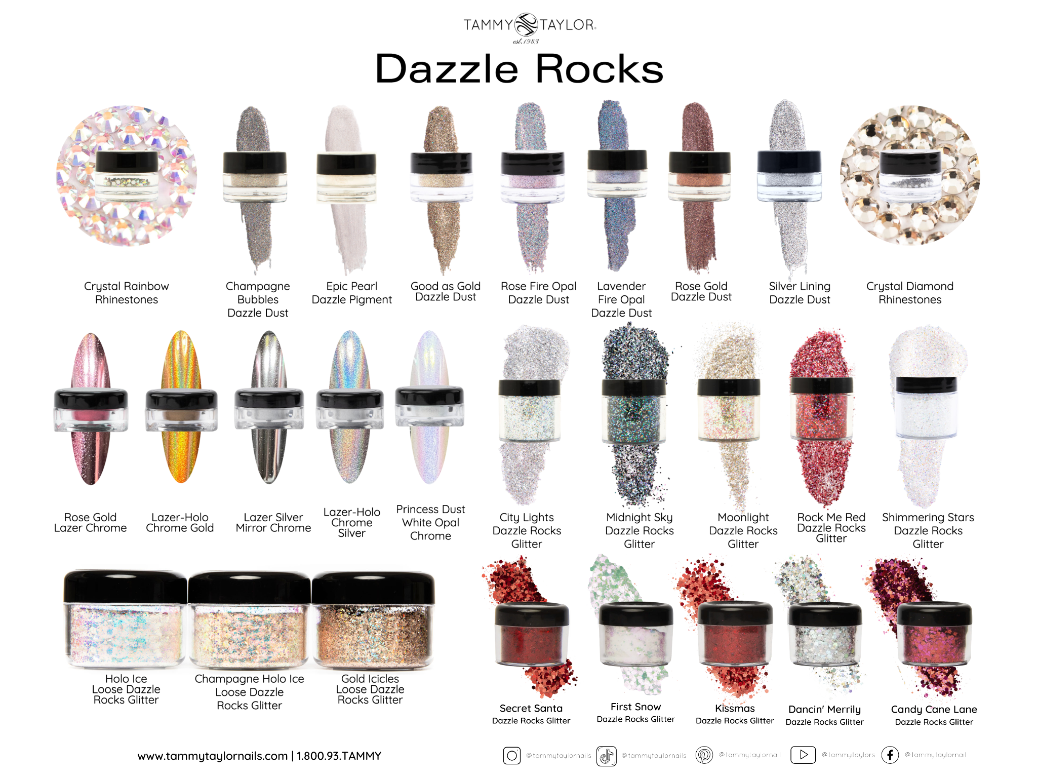 Moonlight Dazzle Rocks Glitter