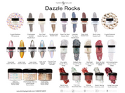 Shimmering Stars Dazzle Rocks Glitter