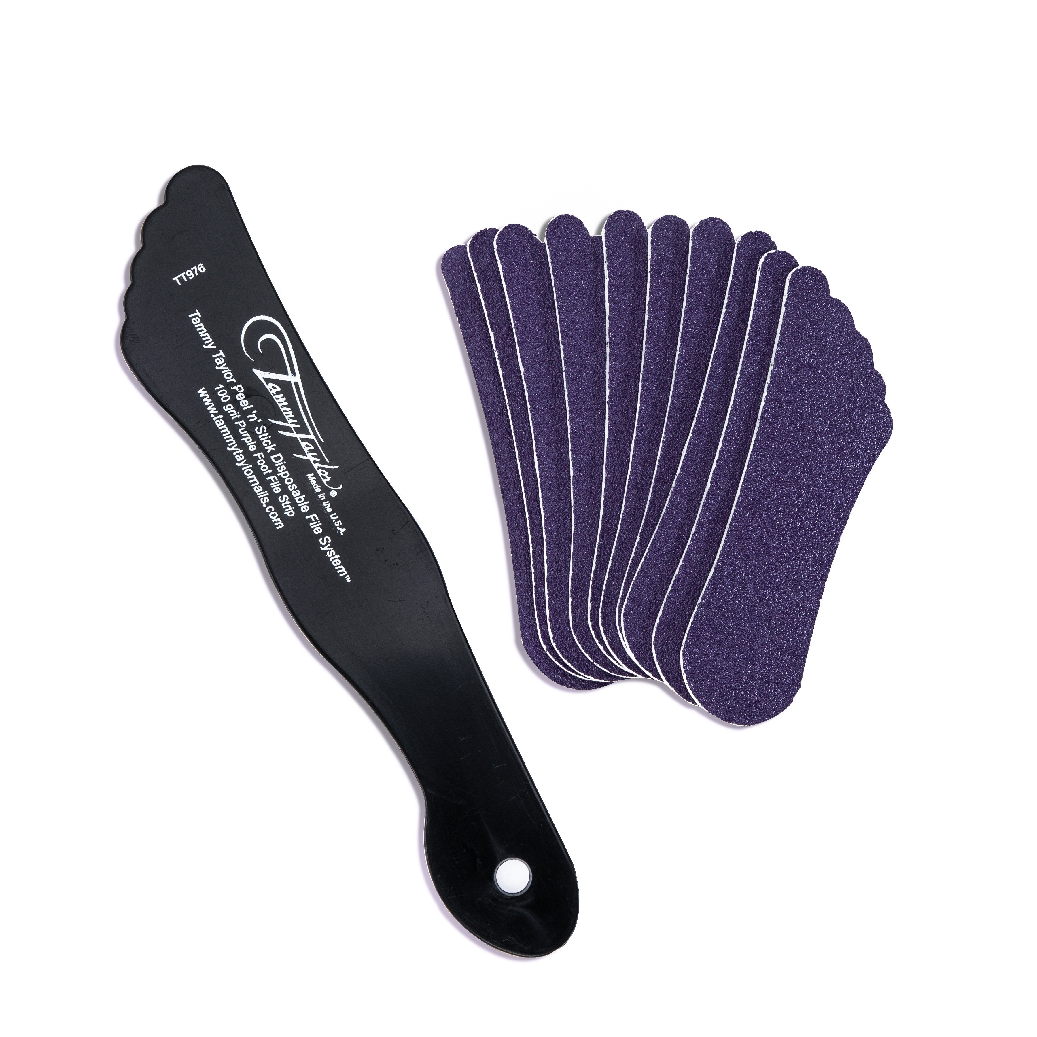 Peel 'N Stick Purple Foot File