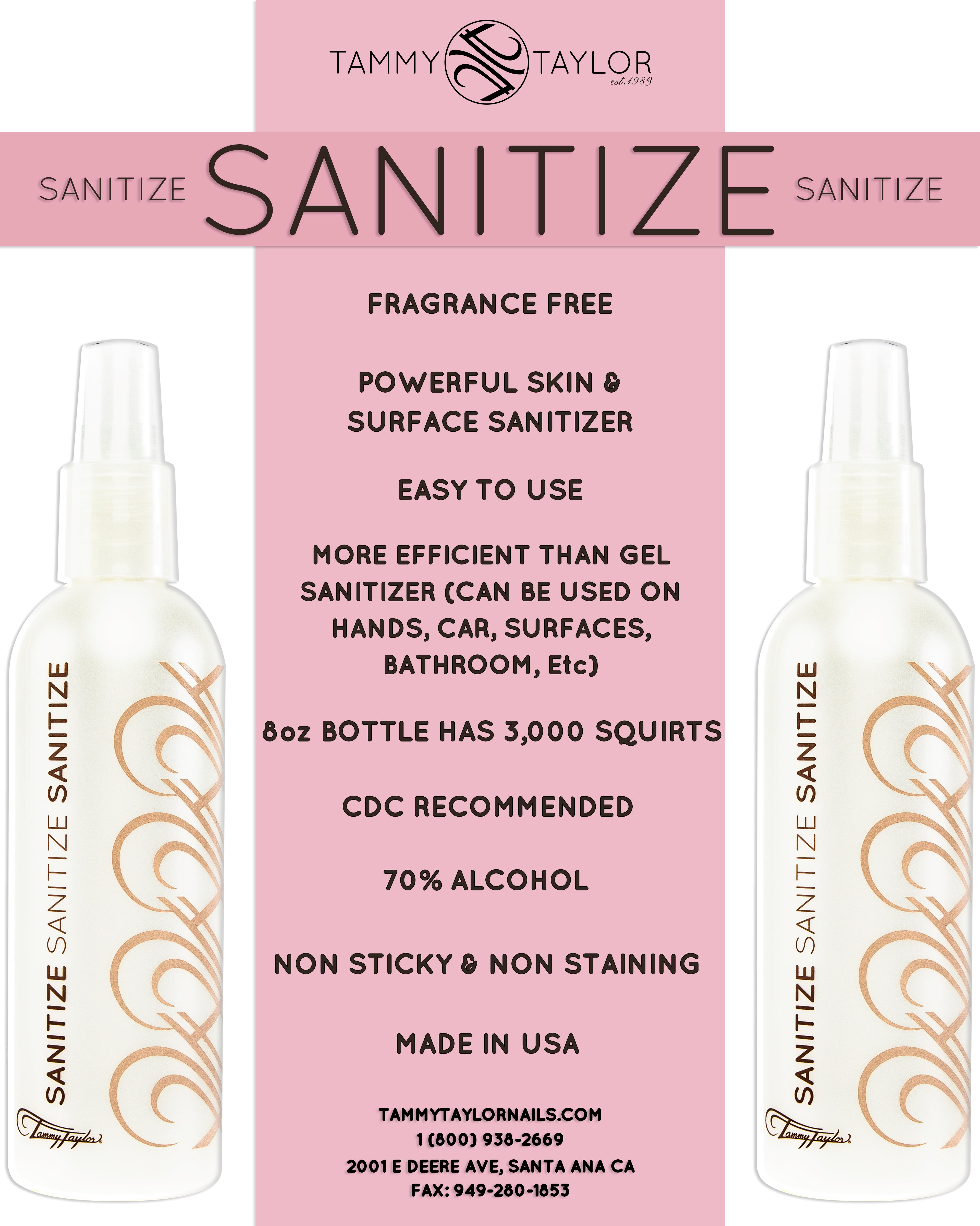I Love Sanitize Trio