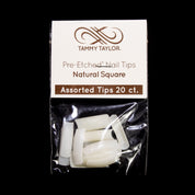 (Pre-Etched) Natural Square Tips