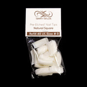 (Pre-Etched) Natural Square Tips *Refill Package*