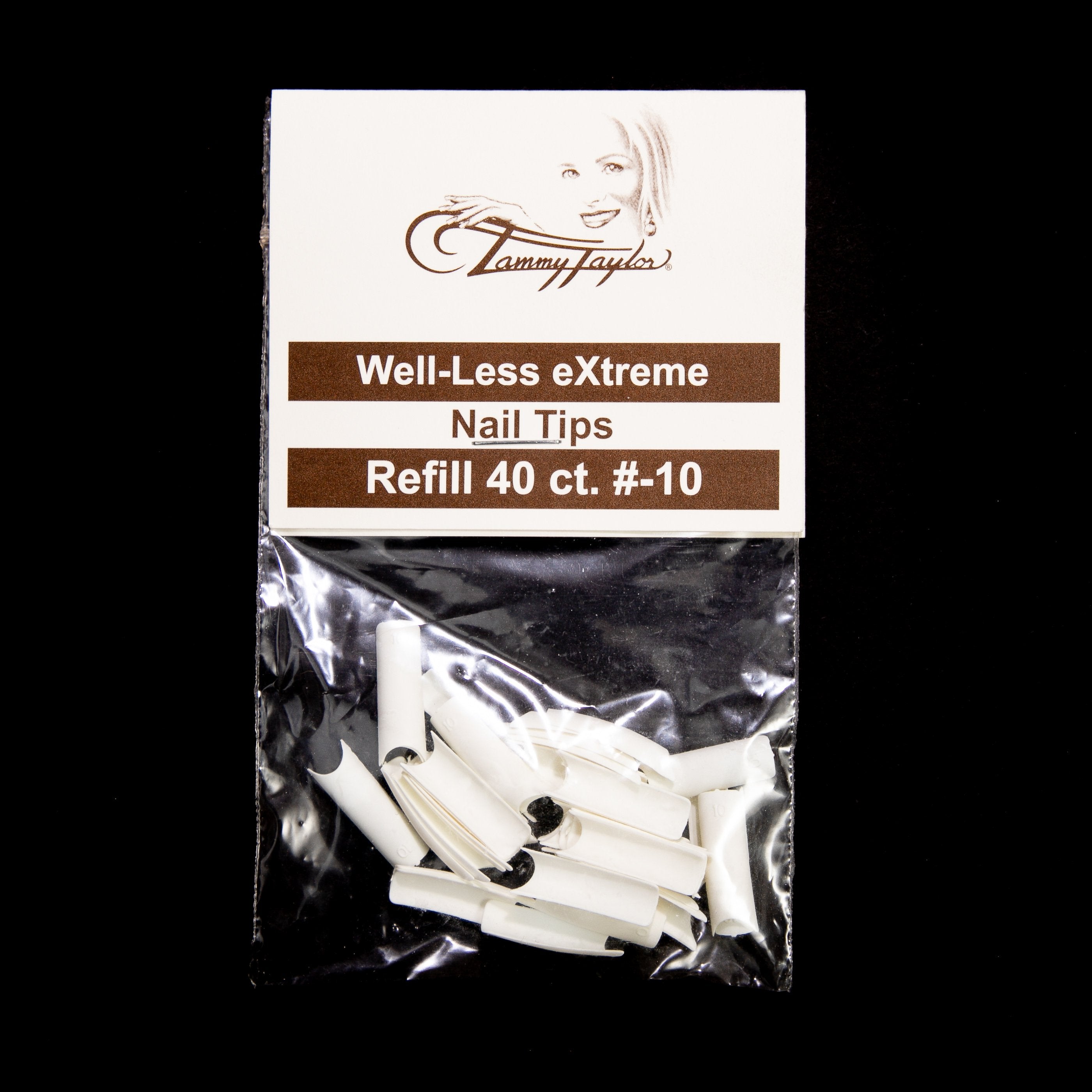 (Pre-Etched) Whitest White Well-Less Nail Tips *Refill Package*