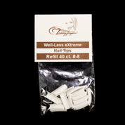 (Pre-Etched) Whitest White Well-Less Nail Tips *Refill Package*