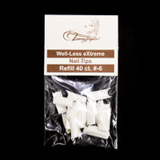 (Pre-Etched) Whitest White Well-Less Nail Tips *Refill Package*