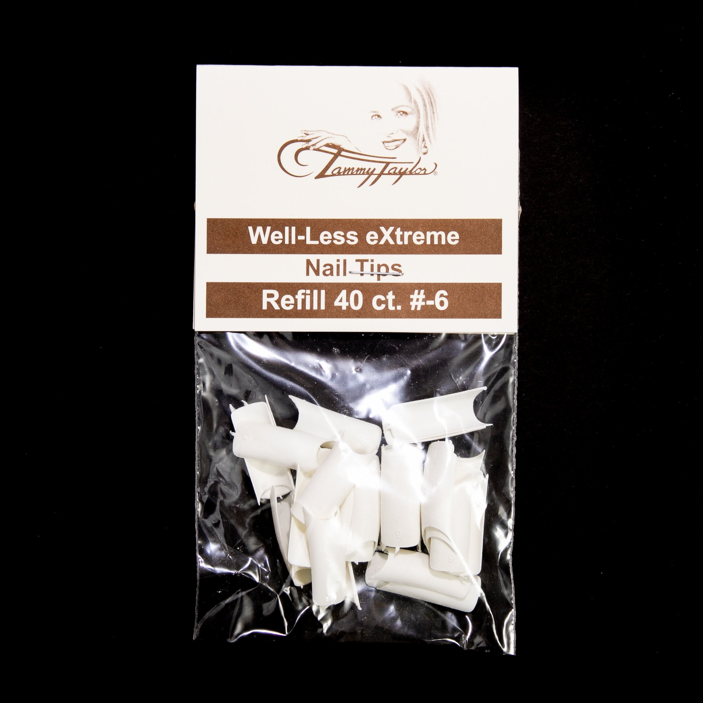 (Pre-Etched) Whitest White Well-Less Nail Tips *Refill Package*