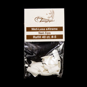 (Pre-Etched) Whitest White Well-Less Nail Tips *Refill Package*