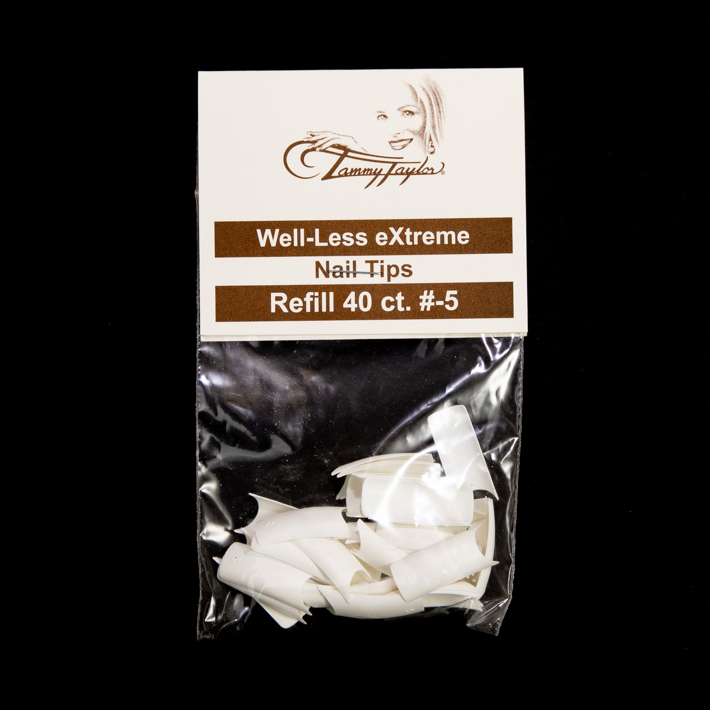 (Pre-Etched) Whitest White Well-Less Nail Tips *Refill Package*