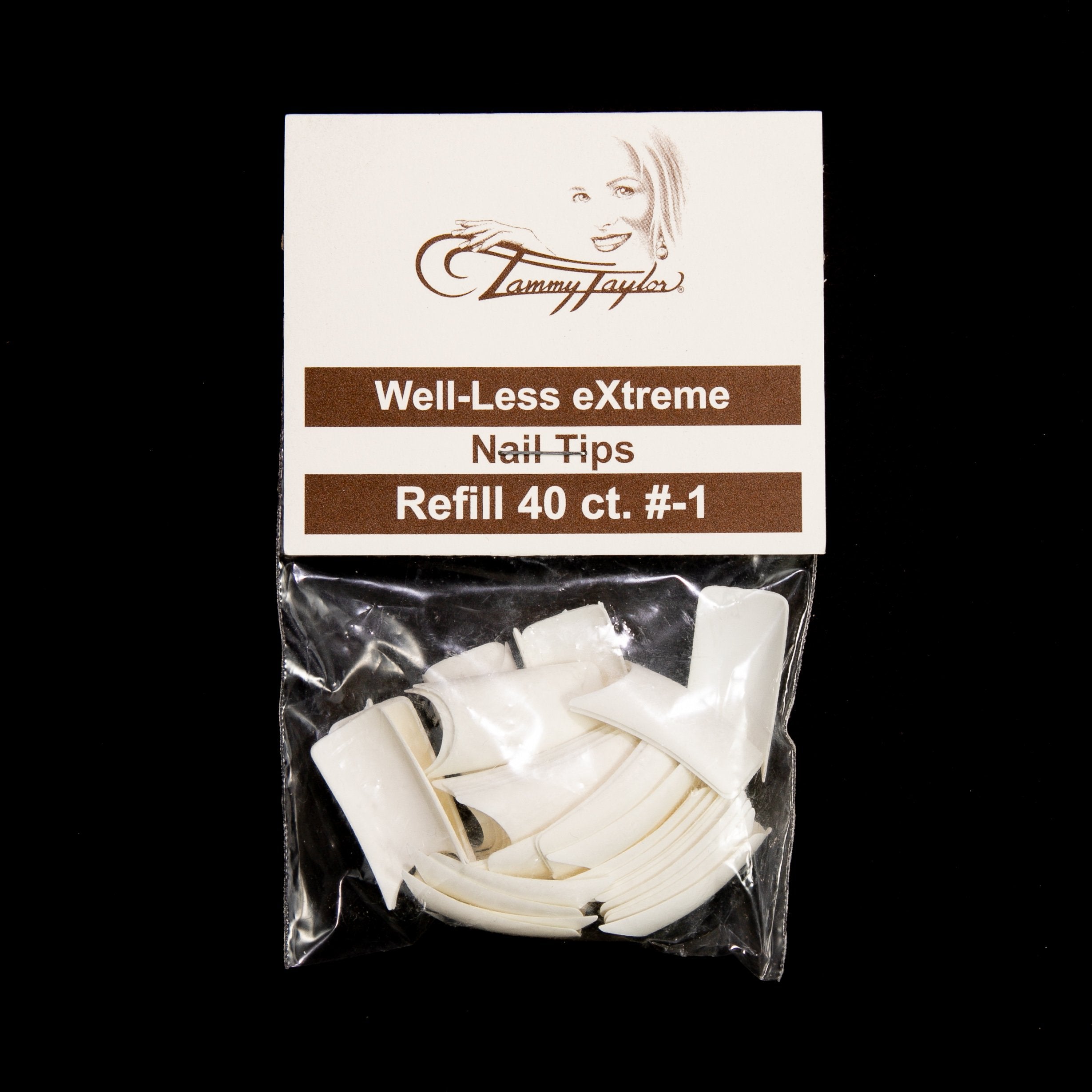 (Pre-Etched) Whitest White Well-Less Nail Tips *Refill Package*