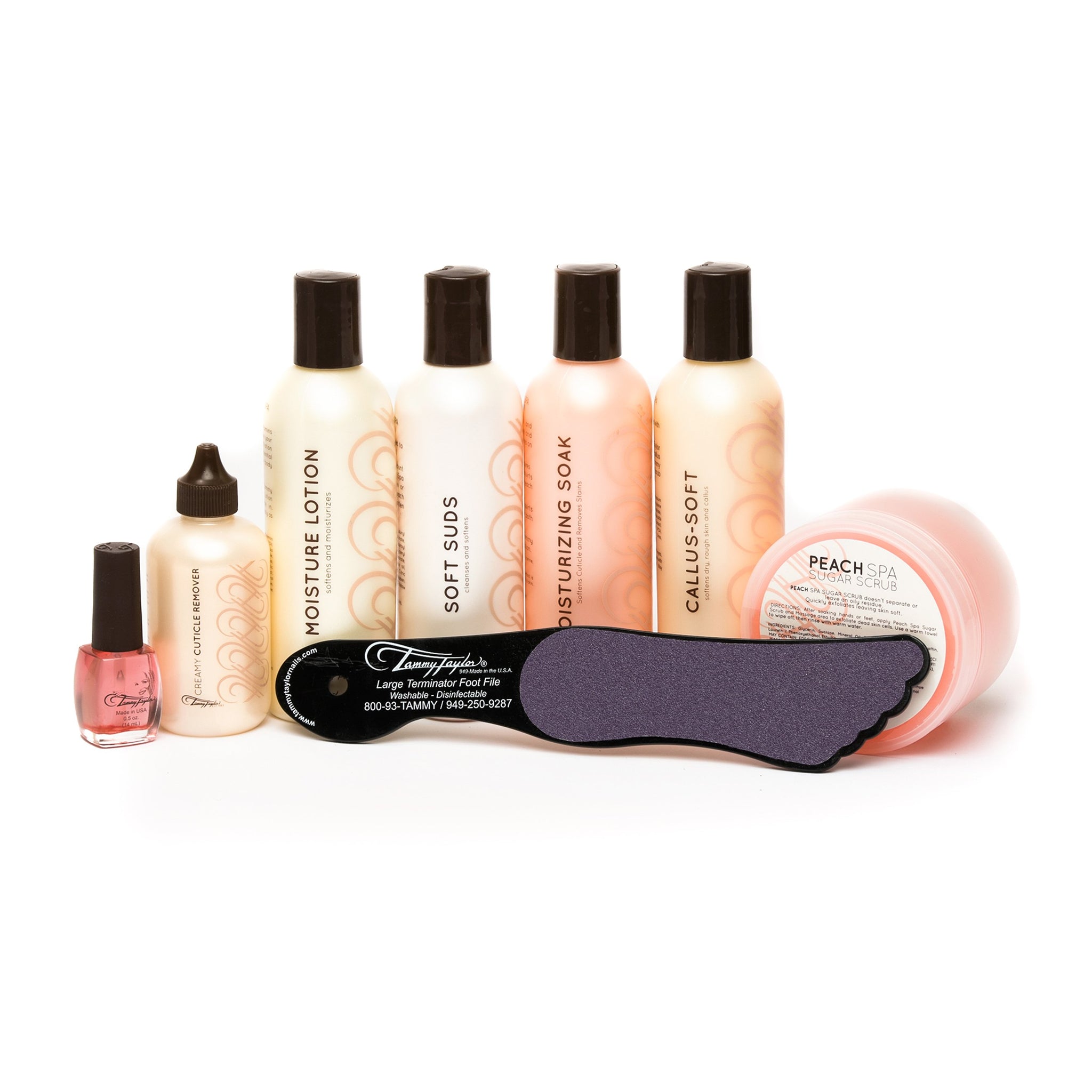 Peach Spa Manicure/Pedicure Kit – Tammy Taylor Nails Professional