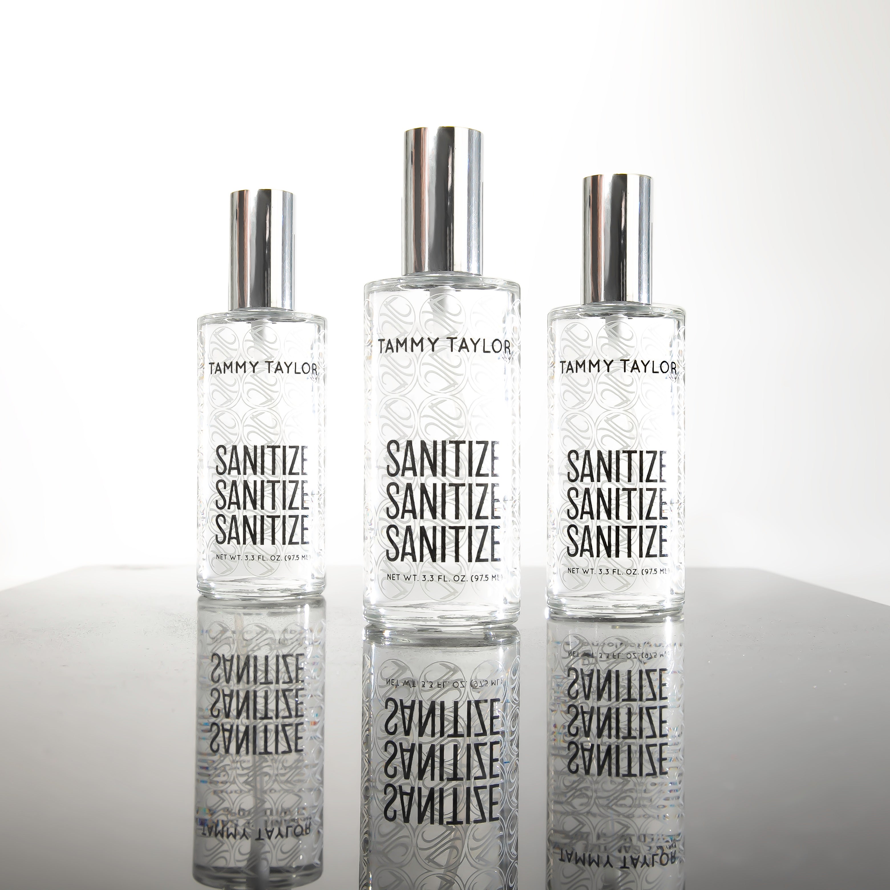Limited Edition Glass Spray Sanitize Trio Bundle