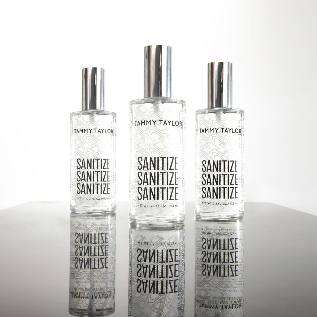 Limited Edition Glass Spray Sanitize Trio Bundle