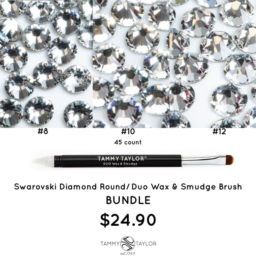 Swarovski Diamond/ Wax & Smudge Brush Bundle